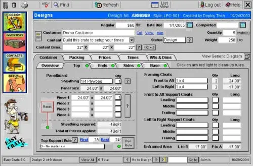 Designing a Top Panel